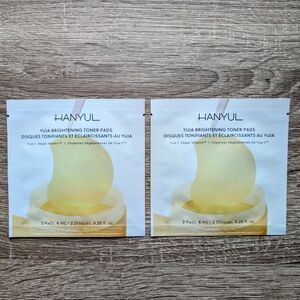 SALE! Hanyul Yuja Brightening Toner Pads with Vitamin C & Niacinamide 2x 2 Pads